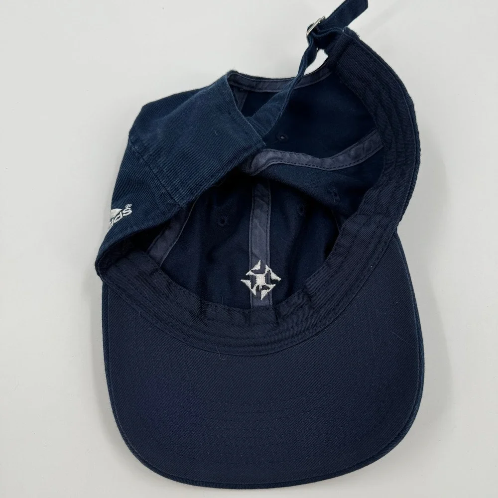 Adidas Black Butte Ranch‎ Navy Blue Cotton Adjustable Strapback Baseball Cap Hat